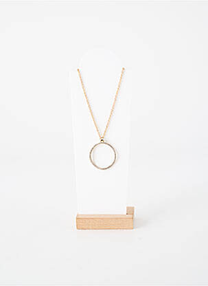 Collier ornement oxyde de zirconium or TATA GISELE femme