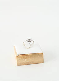 Bague ornement oxyde de zirconium argent TATA GISELE femme