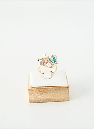 Bague ornement oxyde de zirconium or TATA GISELE femme