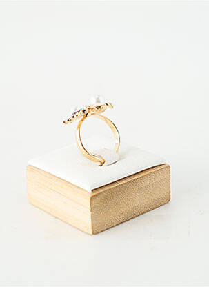 Bague ornement oxyde de zirconium or TATA GISELE femme