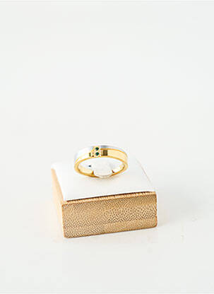 Bague ornement oxyde de zirconium or TATA GISELE femme