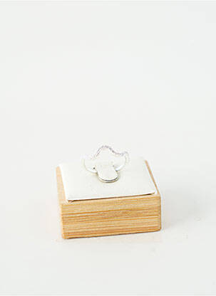 Bague ornement oxyde de zirconium argent TATA GISELE femme