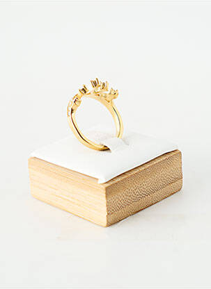 Bague ornement oxyde de zirconium or TATA GISELE femme