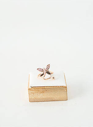 Bague ornement oxyde de zirconium rose TATA GISELE femme