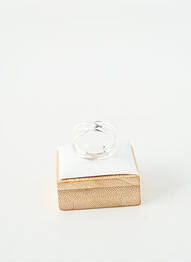 Bague matériaux argent argent TATA GISELE femme