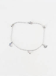 Tour de cheville argent TATA GISELE femme