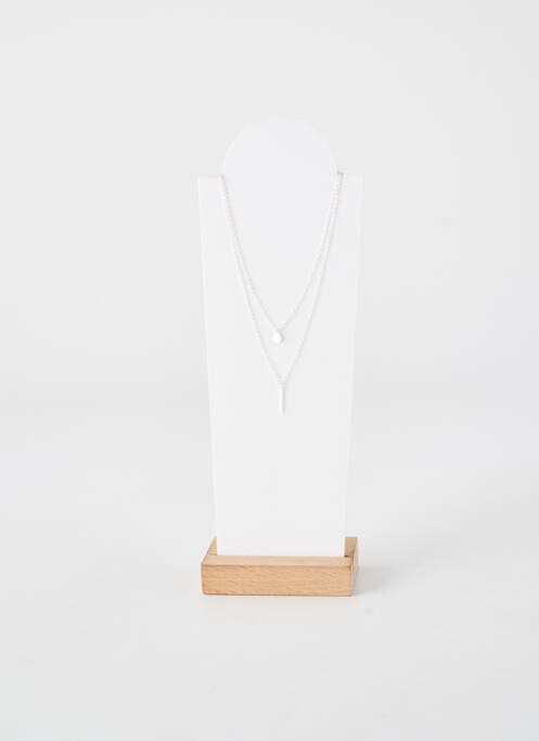 Collier matériaux argent argent TATA GISELE femme