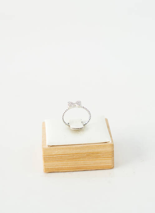 Bague ornement oxyde de zirconium argent TATA GISELE femme