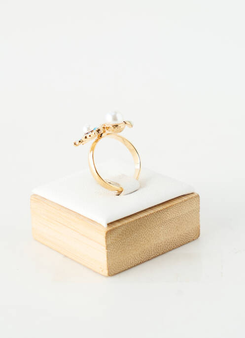 Bague ornement oxyde de zirconium or TATA GISELE femme