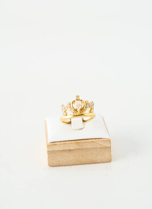 Bague ornement oxyde de zirconium or TATA GISELE femme