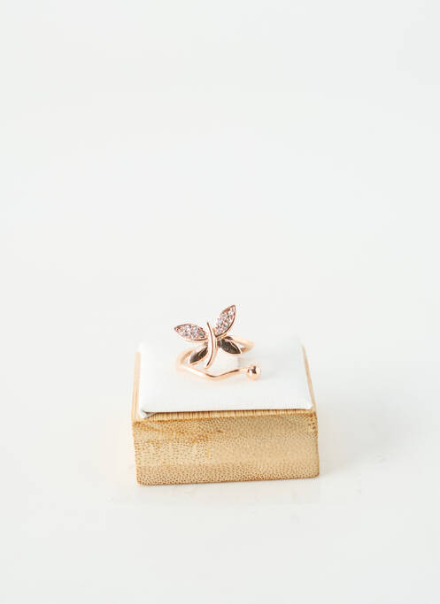 Bague ornement oxyde de zirconium rose TATA GISELE femme