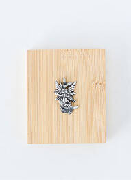 Pendentif matériaux métal argent TATA GISELE homme