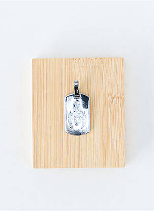 Pendentif matériaux métal argent TATA GISELE homme