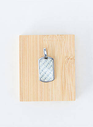 Pendentif matériaux métal argent TATA GISELE homme