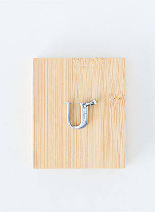 Pendentif matériaux métal argent TATA GISELE homme