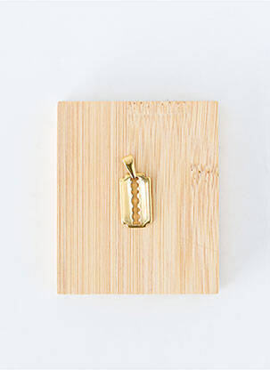 Pendentif matériaux métal or TATA GISELE homme