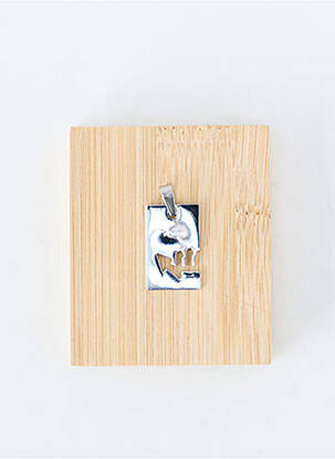 Pendentif matériaux métal argent TATA GISELE femme