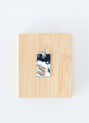 Pendentif matériaux métal argent TATA GISELE femme