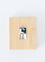 Pendentif matériaux métal argent TATA GISELE femme