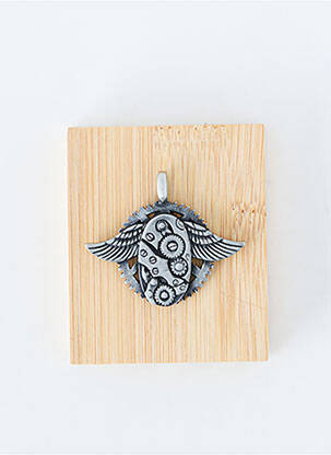 Pendentif matériaux métal argent TATA GISELE homme