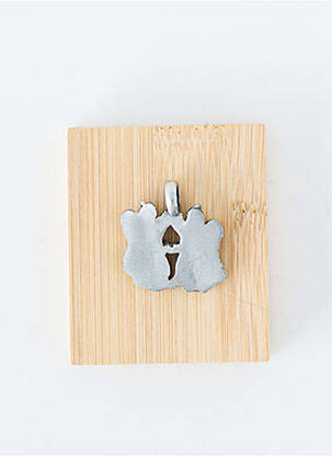 Pendentif matériaux métal argent TATA GISELE homme