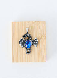 Pendentif matériaux métal argent TATA GISELE homme