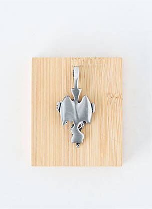 Pendentif matériaux métal argent TATA GISELE homme