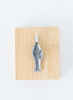 Pendentif matériaux métal argent TATA GISELE homme
