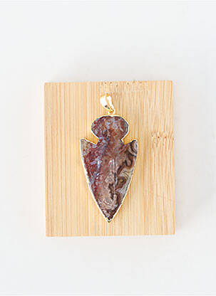 Pendentif matériaux métal or TATA GISELE homme
