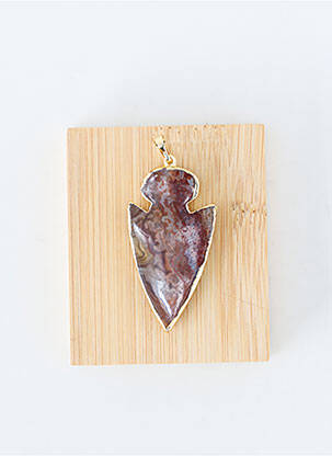 Pendentif matériaux métal or TATA GISELE homme