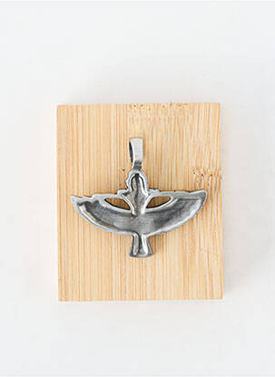 Pendentif matériaux métal argent TATA GISELE homme
