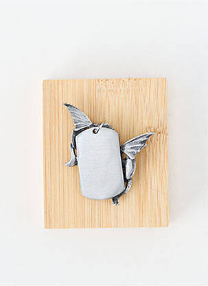 Pendentif matériaux métal argent TATA GISELE homme