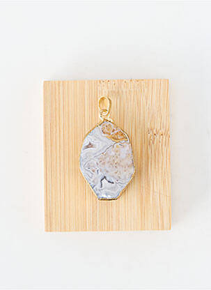 Pendentif matériaux métal or TATA GISELE homme