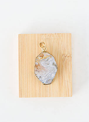 Pendentif matériaux métal or TATA GISELE homme