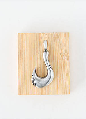 Pendentif matériaux métal argent TATA GISELE homme