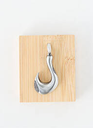Pendentif matériaux métal argent TATA GISELE homme