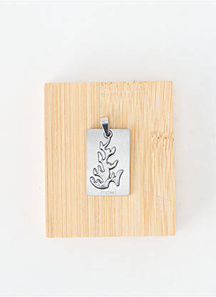 Pendentif matériaux métal argent TATA GISELE femme