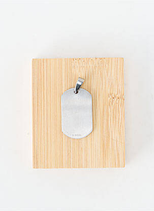 Pendentif matériaux métal argent TATA GISELE homme