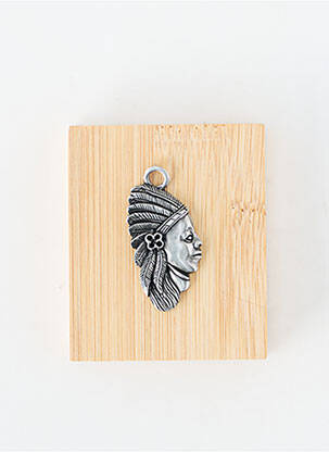 Pendentif matériaux métal argent TATA GISELE homme