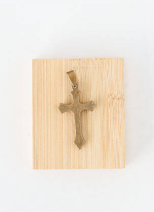 Pendentif matériaux métal or TATA GISELE homme