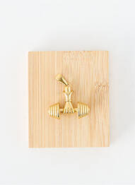 Pendentif matériaux métal or TATA GISELE homme