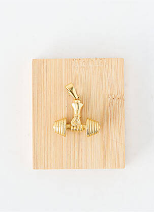 Pendentif matériaux métal or TATA GISELE homme