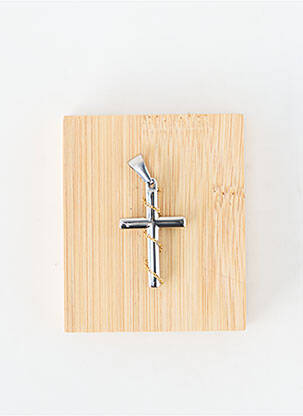 Pendentif matériaux métal argent TATA GISELE homme
