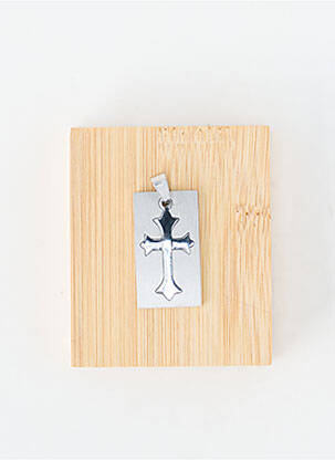 Pendentif matériaux métal argent TATA GISELE homme