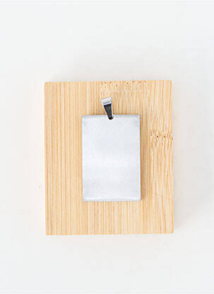 Pendentif matériaux métal argent TATA GISELE homme