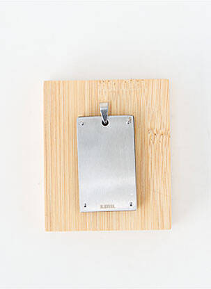 Pendentif matériaux métal argent TATA GISELE homme