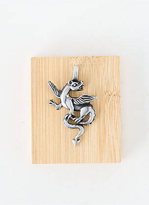 Pendentif matériaux métal argent TATA GISELE homme