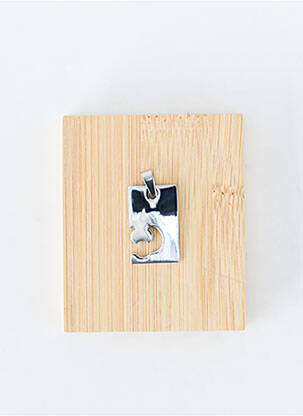 Pendentif matériaux métal argent TATA GISELE femme