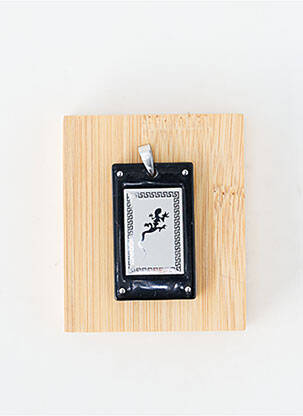 Pendentif matériaux métal argent TATA GISELE homme