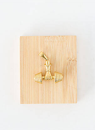 Pendentif matériaux métal or TATA GISELE homme